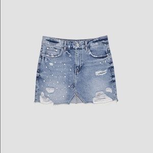 Zara Jean skirt with pearls